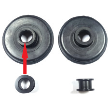 6360S. XK140 Clutch & Brake Pedal Grommet Seal With Essential Plastic  Ferrules. C8166. C8298