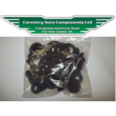 6762. Comprehensive XK150 Complete  Wiring Grommet Set 