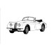 6792. Jaguar XK120 DHC Drop Head Coupe - Complete Rubber Parts Kit