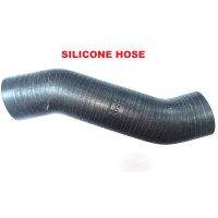 7020SIL. SILICONE XK120 Lower Radiator Hose with Flat Black Finish. C4183