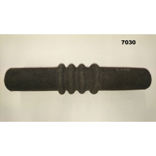 7030. XK140 LATE Top Hose for thinner Fluted Top Late Radiator. C9617