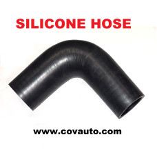 7060SIL. SILICONE XK140 & XK150 Bottom Radiator ( 90° ) Hose to Lower Pipe Under Chassis. C7545