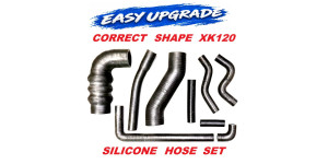 LOOK COOL with CORRECTLY SHAPED SILICONE WATER HOSE KITS FOR :  XK120 , XK140 & XK150 FULLY SHAPED HOSES 