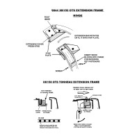 9939. XK150 OTS Tonneau Extention Cover Trim Panel On Frame To Seat Backs. BD14980. BD16306