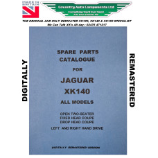 9040RB. Remastered Jaguar XK140 Parts Book In Ring Binder - Jaguar Ref. J15