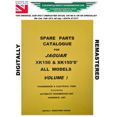 9050RB. XK150 Spare Parts Book in Ring Binder All XK150 Models Volume 1 (Chassis and Drivetrain)  J29/1