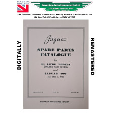 9090RB Remastered Jaguar 2 1/2 Litre &  SS100 PARTS BOOK in Ring Binder Format