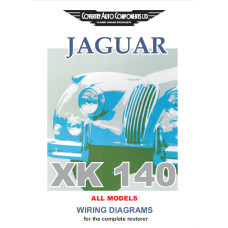 9187. Wiring Diagram Jaguar XK140 Exploded Wiring Diagrams Book (9187)