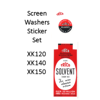 9300 & 9301 Trico Screen Washer Bracket Sticker & Trico Round Screen Washer Bottle Sticker (SET)