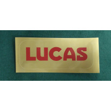 9370. GOLD LUCAS PERIOD BATTERY STICKERS .