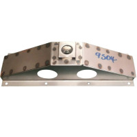 9504. XK140 & XK150 Spare Wheel Mount Bracket on Boot Floor. BD9579 9504. XK140 & XK150 Spare Wheel Mount Bracket on Boot Floor. BD9579