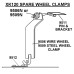 9506. XK120 Spare WIRE WHEEL Long Hold Down Clamp Bar / Hold Down Strap BD7766