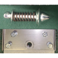 9567. XK150 Bonnet Pin & Spring Assy on Mount Plates . BD12842. BD12848 9567. XK150 Bonnet Pin & Spring Assy on Mount Plates . BD12842. BD12848