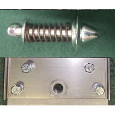 9567. XK150 Bonnet Pin & Spring Assy on Mount Plates . BD12842. BD12848