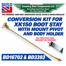 9660K. XK150 Late Design Boot Stay Prop and Top Fixing Anchor Bracket Assy. BD9570. / BD16702. BD3393. 9660K. XK150 Late Design Boot Stay Prop and Top Fixing Anchor Bracket Assy. BD9570. / BD16702. BD3393.