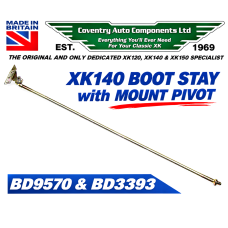 9672 XK140 ( XK150 ) Boot Stay Prop & Bracket . BD9570. BD3393 9672 XK140 ( XK150 ) Boot Stay Prop & Bracket . BD9570. BD3393