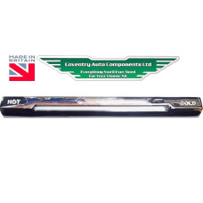 9738 XK150 LATE Heater Slide Chrome Plated Embellisher. Hot & Cold Plate. BD15535