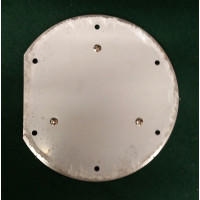 9741.  XK150 Round Heatshield for Under Rear Seat with rivets. BD9005