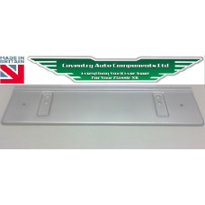9781. XK140 Front Number Plate Panel Plinth for on Bumper. BD9856