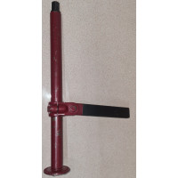 9820 PLP. Original Early XK120 Design Pillar / Post Smiths  Car Jack in Red. USED. C2953