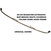 9844. XK150 OTS Roadster Tonneau Extension Cover Support Frame / Hinged Rail over Hood Frame. BD14964
