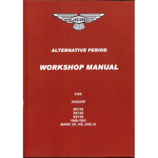 9006. Jaguar Alternative Period Workshop Manual - Reprint 