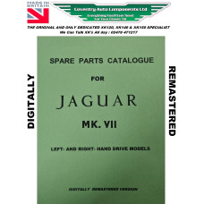 9176RB Remastered Jaguar MKVII (Mk7) Parts Book catalogue in Ring Binder Format 9176RB Remastered Jaguar MKVII (Mk7) Parts Book catalogue in Ring Binder Format