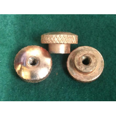 5141. XK Knurled Knob for Fuse Box Covers in 'Old Copper' finish. C5549