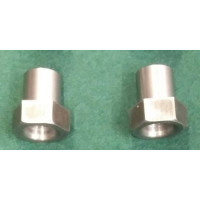 5274x2. Pair of XK140 & XK150 Long Extension, Tube- nut for Fog / Spot Light Lamp. C8295/6. Lucas180377