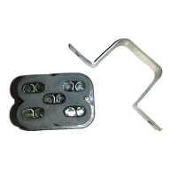 5300K. Wiring 10 Way Connector Block 3582 and Stainless Steel Bracket  C2797  (Double 5 Way ) 5300K