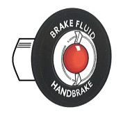 5353A.  XK150 LATE Handbrake / Reservoir Level Switch Warning Lights Escutcheon Ring . C16183