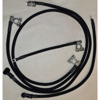 5358.  XK150 EARLY Battery Lead Set (Braided) . C9150. C9153. C5535
