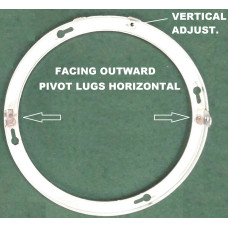 5392. XK120 PF770 Headlight Locating Ring Rim to Body. Jag 3433. Lucas 552704