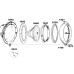 5442. XK140 & XK150 Headlamp Fitting Bowl. 6670