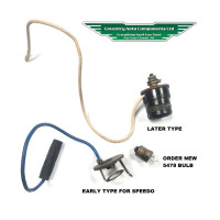 5479. ORIGINAL SMITHS SPEEDO PUSH IN BULB HOLDER FOR SCREW-IN BULB. 