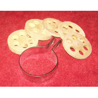 5613K.  XK Ignition Plug Lead Clip & Separator Spacer Set chrome C4982. C4983. C4984