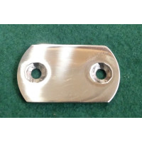 5641.  XK150 Chrome Striker Plate for Door Courtesy Light . C14901. C14273