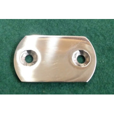 5641.  XK150 Chrome Striker Plate for Door Courtesy Light . C14901. C14273