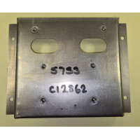 5753. XK150 Metal Stepped Plinth Panel for Fuse Box mounting . C12862