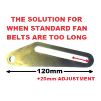 5784A. FAN BELT TOO LONG? SPECIAL LONG Dynamo Adjusting Bracket for Jaguar XK120, XK140, XK150 Dynamo. FAN BELT TOO LONG? C2286L