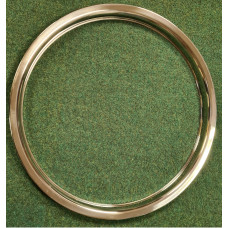 BBS21. A SINGLE STAINLESS STEEL TRIM RING FOR  BBS 20 INCH ALLOY WHEEL AS FITTED TO JAGUAR XK8 / XKR /X100 1996-2006