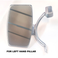 SE115SQL . Left Hand Side XK120 & XK140 Special Roadster OTS Rectangular Pillar Mirror SE115SQL . Left Hand Side XK120 & XK140 Special Roadster OTS Rectangular Pillar Mirror