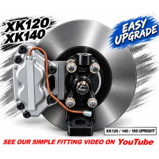 SE305 SLOW DOWN with our JAGUAR XK120 & XK140 FRONT DISC BRAKE CONVERSION (for SPLINED WIRE WHEELS) UPGRADE Includes HUBS & DISCS SE305 SLOW DOWN with our JAGUAR XK120 & XK140 FRONT DISC BRAKE CONVERSION (for SPLINED WIRE WHEELS) UPGRADE Includes HUBS & DISCS