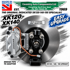 SE305 SLOW DOWN with our JAGUAR XK120 & XK140 FRONT DISC BRAKE CONVERSION (for SPLINED WIRE WHEELS) UPGRADE Includes HUBS & DISCS SE305 SLOW DOWN with our JAGUAR XK120 & XK140 FRONT DISC BRAKE CONVERSION (for SPLINED WIRE WHEELS) UPGRADE Includes HUBS & DISCS