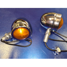 SE333.  Auxilary  Bolt-0n 1 Inch Lens,  Chrome Plated Bullet Style Indicators