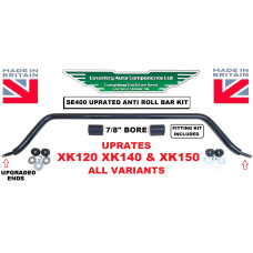 SE400. SUPER DUTY, UPRATED FRONT ANTI - ROLL (SWAY) BAR KIT FOR XK120, XK140 & XK150. 7/8" (22mm) DIAMETER BAR with Rubber Bushes (C7220)