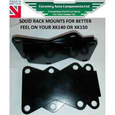 SE436 x 2.  Pair Racing Style, Solid Steel Steering Rack Mounts  XK140 & XK150  & Aston Martin. Replaces Metalastik Mount : C7799. 17/401