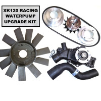 SE463. *IMPROVED COOLING* Uprated XK120 Waterpump Conversion Kit with Pullies & Fan. C6746/1 modification